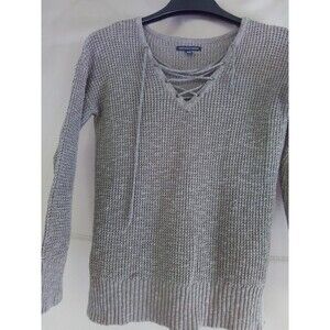 Sweater Lace up Front, Size XS